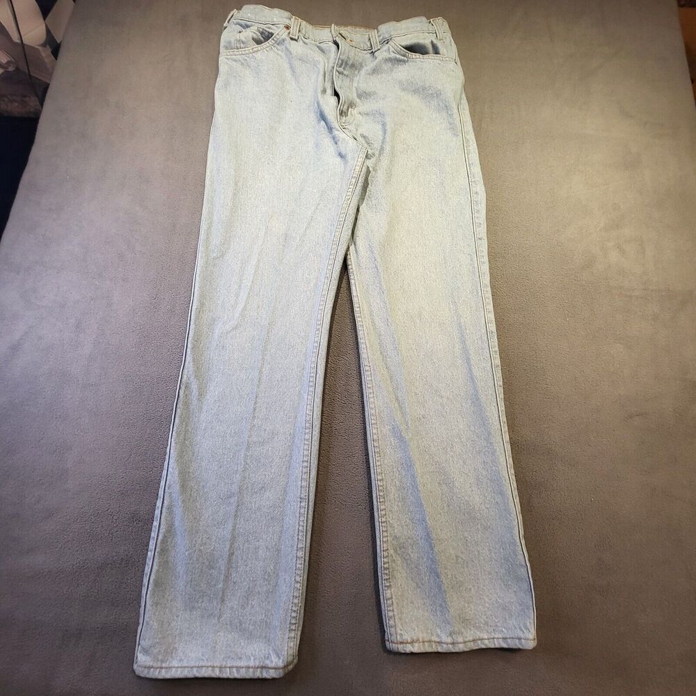 Vintage Levis Jeans Two Horse Mens 33x30 Blue Denim Straight Leg Made In‎ USA